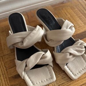 Chic Cream Women's Sandals